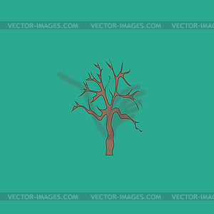 Tree Silhouette icon - vector image