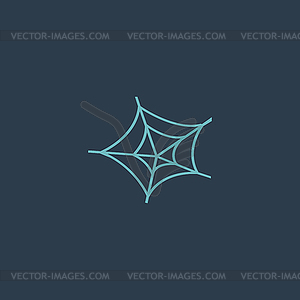 Spiderweb icon. Web symbol - vector clipart