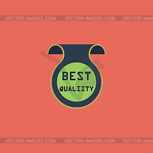Best Quality Icon, Badge, Label or Sticker - vector clipart