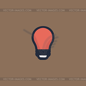 Led lamp, bulb - vector image