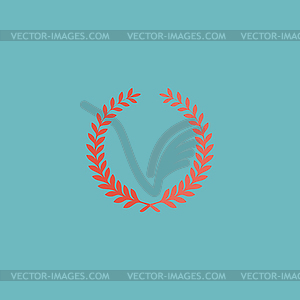 Victory laurel wreath - vector EPS clipart