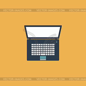 Laptop Icon - vector image