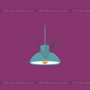 Ceiling lamp.  - vector clipart