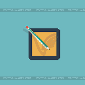 Simple registration icon - royalty-free vector image