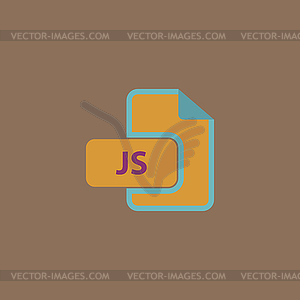 JS file extension - vector image