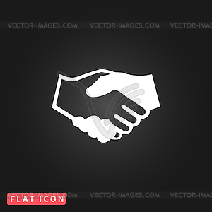 Handshake. background for business and finance - vector clipart / vector image