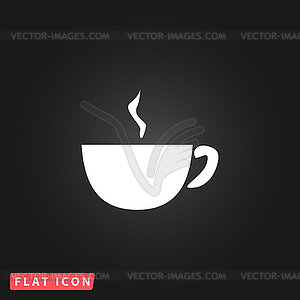 Coffee cup icon - vector clip art