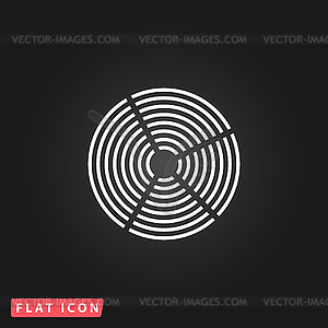 Crop Circle icon - vector clipart