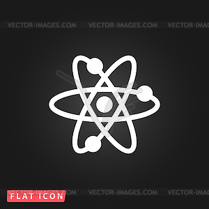 Atom icon - vector clip art