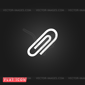 Paper clip icon - vector clip art