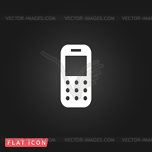 Mobile phone icon - vector image