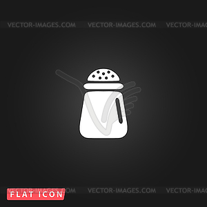 Salt or pepper - icon - vector clipart