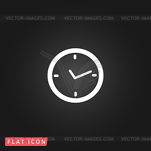 Watch flat icon - vector clipart