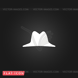 Mens hat icon - vector clip art