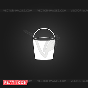 Bucket icon - vector image