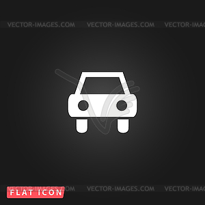 Old Car Icon - vector clip art