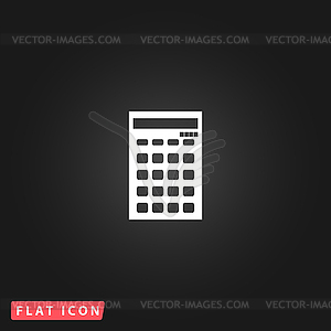 Иконка калькулятора - цветной векторный клипарт