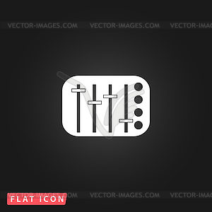 Sound Mixer Console - vector clipart / vector image