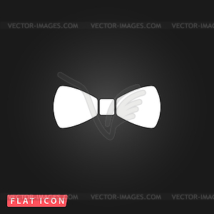 Festive bow icon - vector clipart / vector image