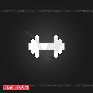 Dumbbell icon - vector image