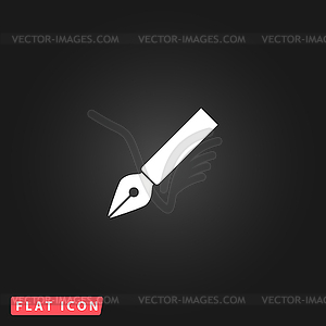 Фонтан значок пера - клипарт в векторе / векторное изображение