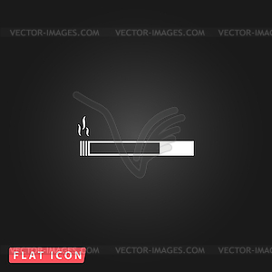 Smoking symbol on background - vector clipart