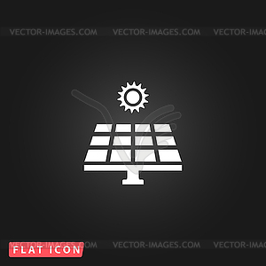 Solar energy panel - vector clip art