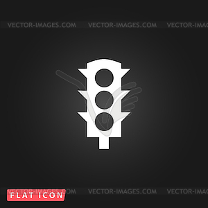 Simple Traffic light - vector image