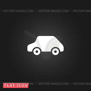 Toy Car logo template. icon - vector clipart