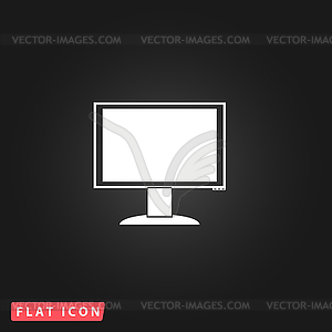 Monitor icon - vector clip art