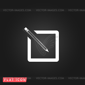 Simple registration icon - vector image