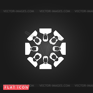 Work team concept.  - vector clip art
