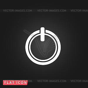 Coffee cup - top view - vector image