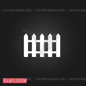 Fence icon - - vector clipart / vector image