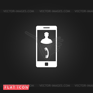 Phone incoming call Icon - vector image