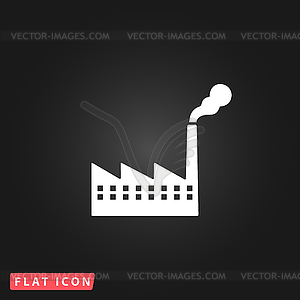 Factory icon or sign - vector clip art