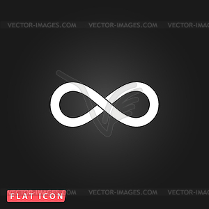Infinity sign icon - vector clipart