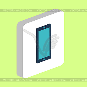 Smartphone computer symbol for your business project - vector image