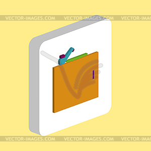 Kitchen Sink computer symbol - color vector clipart