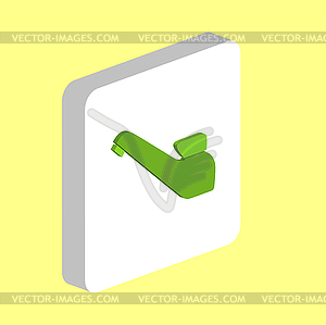 Kitchen Faucet computer symbol - vector image