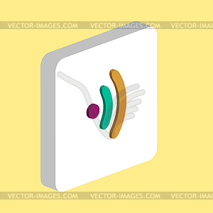 Wireless computer symbol - vector image