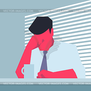 Despair - vector clipart