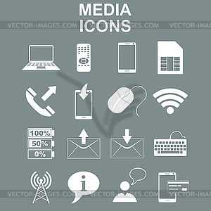 Social media icons - vector image