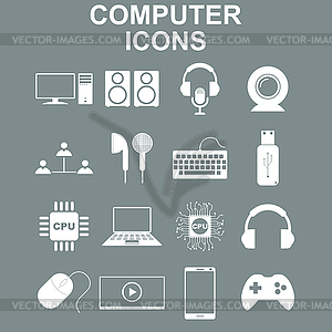 Computer icons. concept for design - vector image