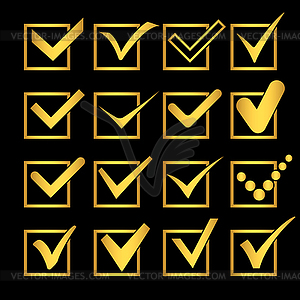 Check correct, confirm mark symbol .  - vector EPS clipart