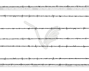 Barbed wire - vector clip art