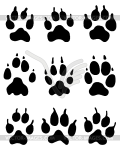 Wolf paw - vector EPS clipart