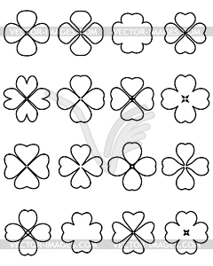 Four leaf clover - vector clipart