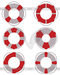 Lifebuoy for salvage - color vector clipart