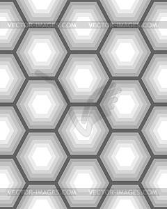 Hexagon seamless pattern 3 - vector image